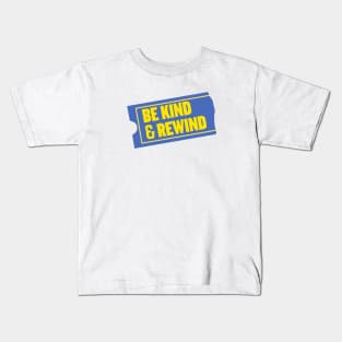 Be Kind Rewind Retro Blockbuster Kids T-Shirt